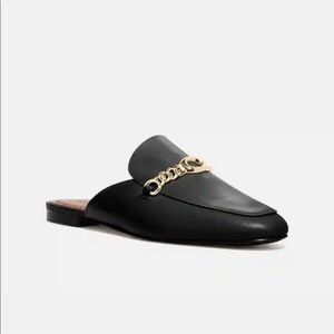 COACH OUTLET SOFI SLIDE / MULES - SZ 7 1/2 BLACK